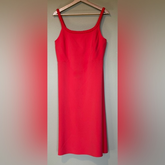 SACHIN + BABI Womens Steph Coral Stretch Crepe Midi Dress NWT Size US 8 $450 - Picture 2 of 10